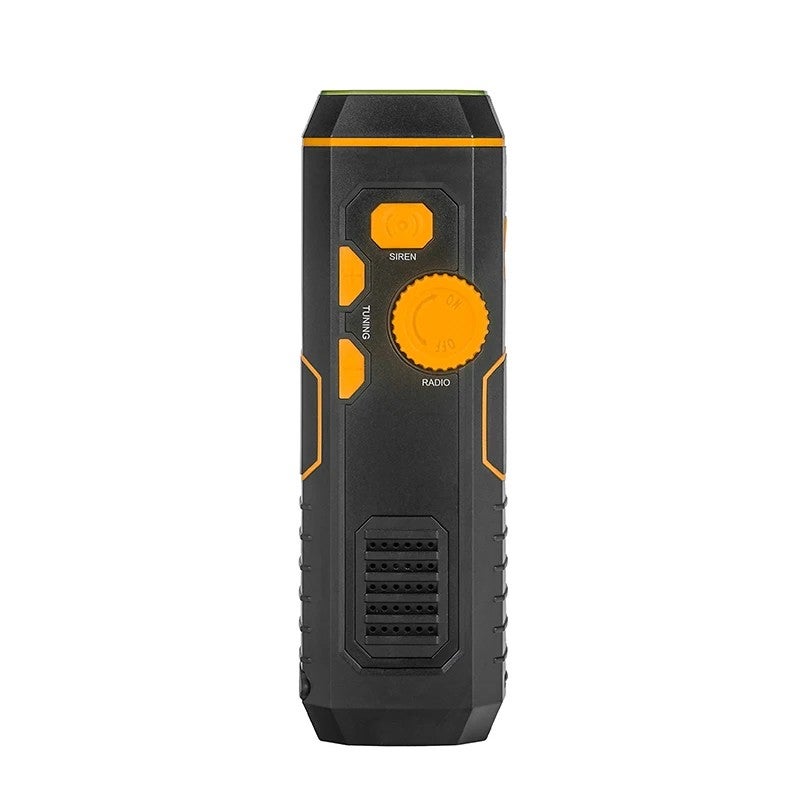 Bluejw Portable FM Radio Flashlight - USB Charging LED Torch Emergency Handheld Flashlight for Camping, Home, & Outdoor Use - Image 1